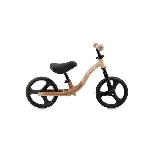 Bicicleta fara pedale cu roti led , Momi Isoka - Beige, Culoare: Bej, Dimensiuni: 10 inch,poza 3