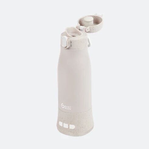 Babymoov - Moov & Feed Incalzitor de biberoane portabil si reincarcabil, Mineral Beige, Culoare: Crem,poza 3