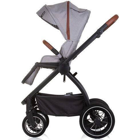 Carucior Chipolino Prestige 3 in 1 cloud grey, Culoare: Gri, Model: 3 in 1,poza 9