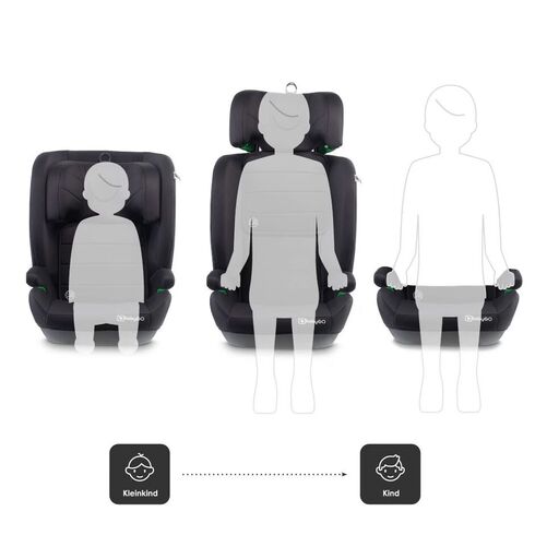 Scaun auto BabyGo SafeChild2 Grey, 100-150 cm, certificat R129, Culoare: Gri/Negru, Grupa: 15-36kg (4 ani - 12 ani),poza 3  - ExclusivMAG.ro Scaun auto BabyGo SafeChild2 Grey, 100-150 cm, certificat R129, Culoare: Gri/Negru, Grupa: 15-36kg (4 ani - 12 ani),poza 3