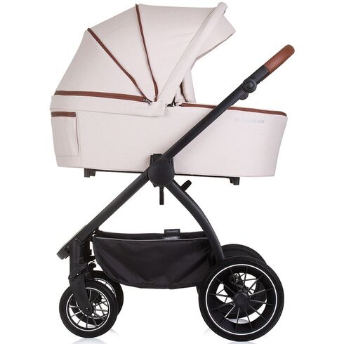 Carucior Chipolino Prestige 3 in 1 biscotta, Culoare: Bej, Model: 3 in 1,poza 5