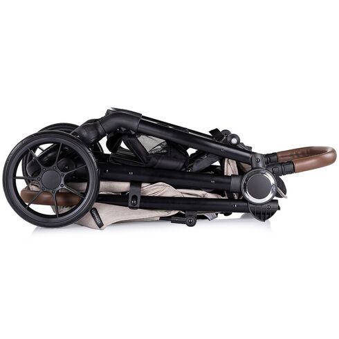 Carucior sport Chipolino Ultera cu husa picioare tiramisu, Culoare: Crem, Model: sport,poza 7