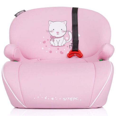 Inaltator auto Chipolino Sonic I-Size 125-150 cm cu sistem Isofix kitten, Culoare: Roz, Grupa: 22-36kg (6 ani - 12 ani),poza 2  - ExclusivMAG.ro Inaltator auto Chipolino Sonic I-Size 125-150 cm cu sistem Isofix kitten, Culoare: Roz, Grupa: 22-36kg (6 ani - 12 ani),poza 2