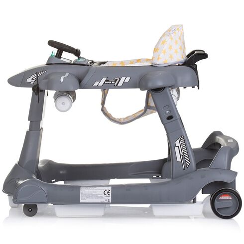 Premergator Chipolino Airplane 3 in 1 grey, Culoare: Gri,poza 3