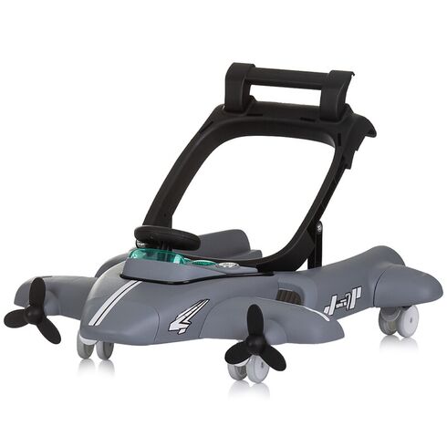 Premergator Chipolino Airplane 3 in 1 grey, Culoare: Gri,poza 5