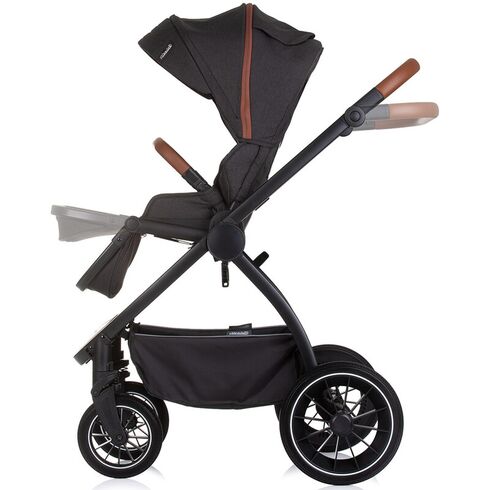 Carucior Chipolino Prestige 3 in 1 blackberry, Culoare: Negru, Model: 3 in 1,poza 10  - ExclusivMAG.ro Carucior Chipolino Prestige 3 in 1 blackberry, Culoare: Negru, Model: 3 in 1,poza 10