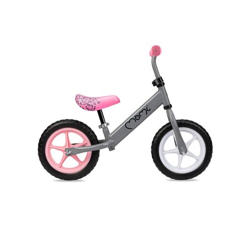 Bicicleta fara pedale , Momi Fleet -Grey, Culoare: Gri, Dimensiuni: 12 inch,poza 2