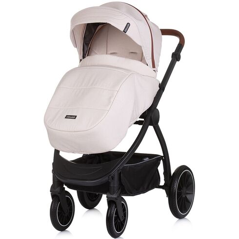 Carucior Chipolino Prestige 3 in 1 biscotta, Culoare: Bej, Model: 3 in 1,poza 8