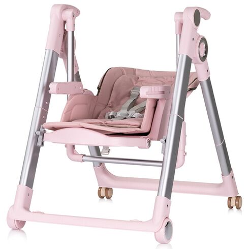 Scaun de masa Chipolino Super Chef 2 in 1 pink marshmallow, Culoare: Roz,poza 4