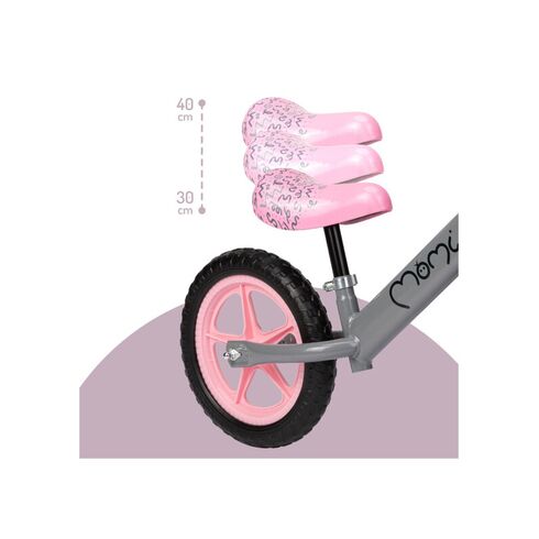 Bicicleta fara pedale , Momi Fleet -Grey, Culoare: Gri, Dimensiuni: 12 inch,poza 5