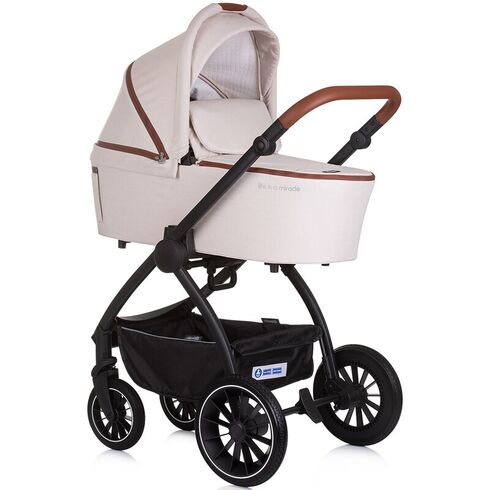 Carucior Chipolino Prestige 3 in 1 biscotta, Culoare: Bej, Model: 3 in 1,poza 3