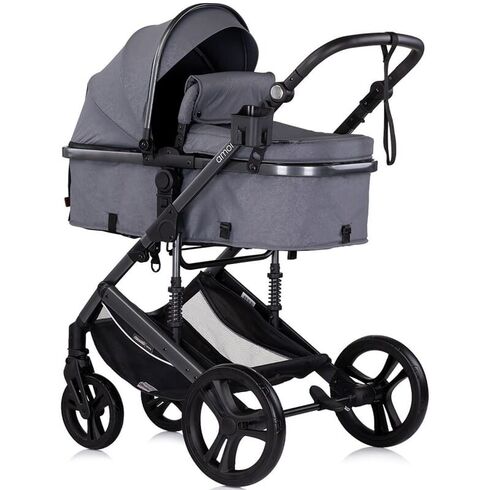 Carucior Chipolino Amore 3 in 1 cloud grey, Culoare: Gri, Model: 3 in 1,poza 2  - ExclusivMAG.ro Carucior Chipolino Amore 3 in 1 cloud grey, Culoare: Gri, Model: 3 in 1,poza 2