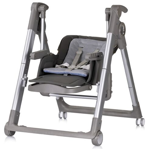 Scaun de masa Chipolino Super Chef 2 in 1 cloud, Culoare: Gri,poza 4