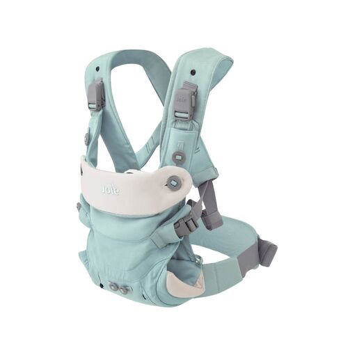 Marsupiu ergonomic Joie 3 in 1 pentru bebelusi Savvy Lite Mineral, Culoare: Turcoaz,poza 4