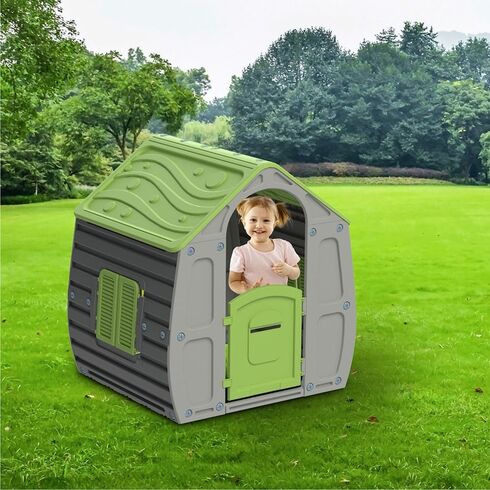 Casuta pentru copii Chipolino Magical House grey, Culoare: Gri,poza 2
