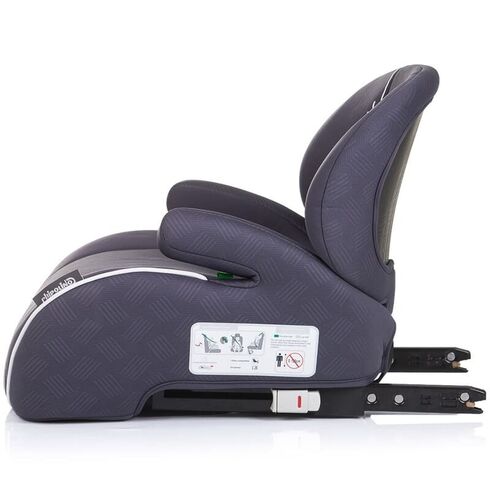Inaltator auto Chipolino Sonic I-Size 125-150 cm cu sistem Isofix anthracite, Culoare: Gri, Grupa: 22-36kg (6 ani - 12 ani),poza 3