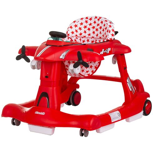 Premergator Chipolino Airplane 3 in 1 red, Culoare: Rosu,poza 2  - ExclusivMAG.ro Premergator Chipolino Airplane 3 in 1 red, Culoare: Rosu,poza 2