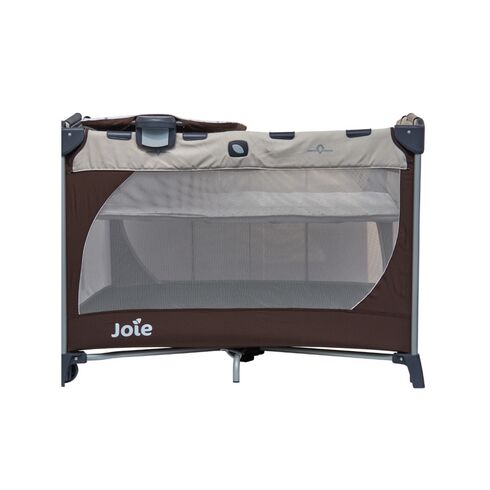 Patut pliant Joie Commuter Change Beige Dots, cu cosulet detasabil inclus, Culoare: Crem, Dimensiuni: 105x70,poza 3
