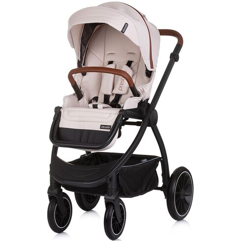 Carucior Chipolino Prestige 3 in 1 biscotta, Culoare: Bej, Model: 3 in 1,poza 7
