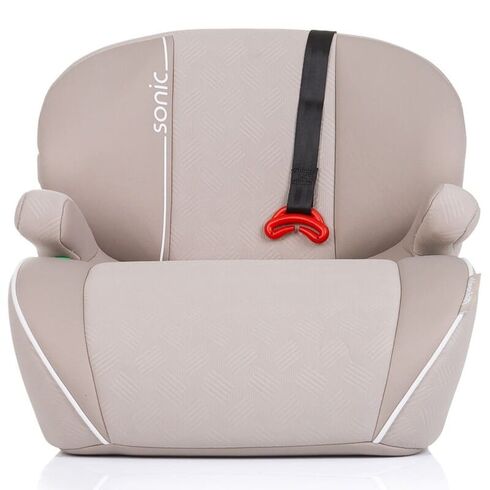 Inaltator auto Chipolino Sonic I-Size 125-150 cm cu sistem Isofix tiramisu, Culoare: Crem, Grupa: 22-36kg (6 ani - 12 ani),poza 2