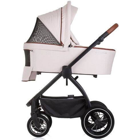 Carucior Chipolino Prestige 3 in 1 biscotta, Culoare: Bej, Model: 3 in 1,poza 6