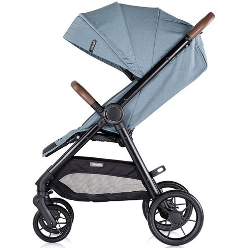 Carucior sport Chipolino Ultera cu husa picioare basil, Culoare: Albastru, Model: sport,poza 4