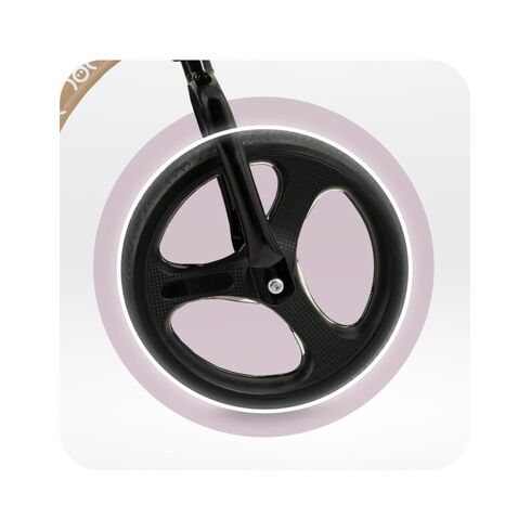 Bicicleta fara pedale cu roti led , Momi Isoka - Beige, Culoare: Bej, Dimensiuni: 10 inch,poza 5