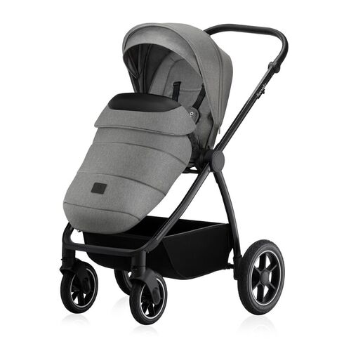 Carucior 3 in 1, Lionelo, Meril, Pana la 22 kg, Gri, Culoare: Gri, Model: 3 in 1,poza 10