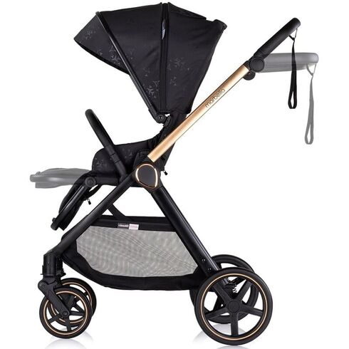 Carucior Chipolino Marbella 3 in 1 blackberry, Culoare: Negru, Model: 3 in 1,poza 6