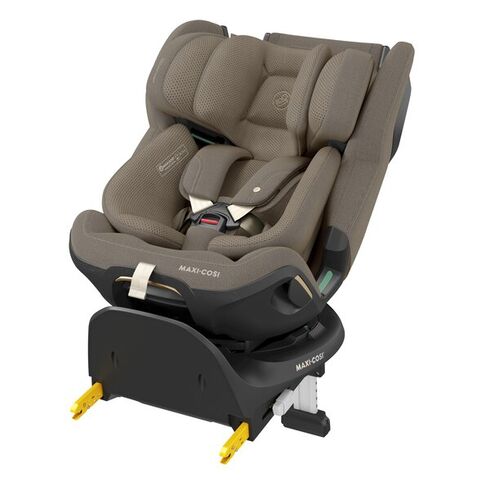 Scaun Auto I-Size Maxi-Cosi EMERALD 360 PRO AUTHENTIC TRUFFLE, Culoare: Crem, Grupa: 0-36kg (0 luni - 12 ani)