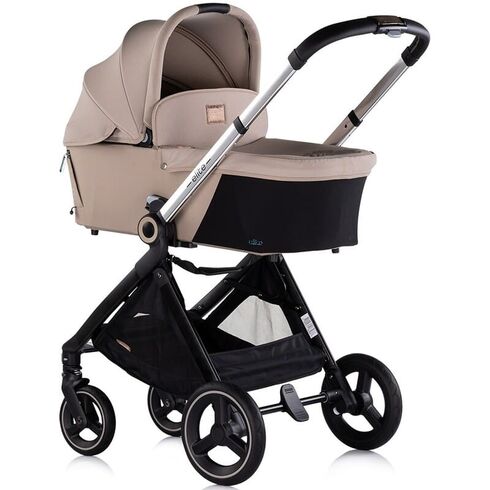 Carucior Chipolino Elite 3 in 1 tiramisu, Culoare: Crem, Model: 3 in 1,poza 2