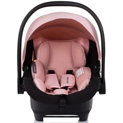 Carucior gemeni Chipolino Duo Smart 3 in 1 pink marshmallow, Culoare: Roz, Model: gemeni,poza 15