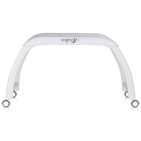 Patut cu leganare si cantar integrat Chipolino Sogno 2 in 1 pink, Culoare: Roz, Dimensiuni: 95x65,poza 6