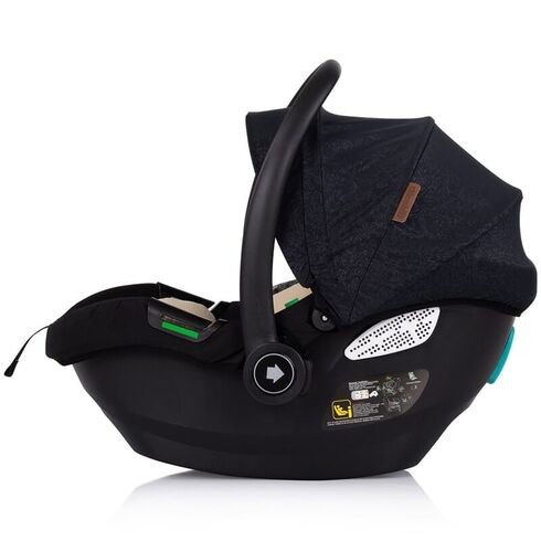 Carucior gemeni Chipolino Duo Smart 3 in 1 blackberry, Culoare: Negru, Model: gemeni,poza 14