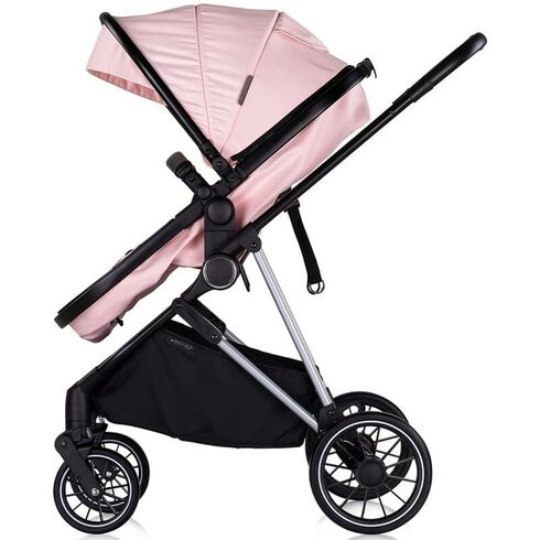 Carucior Chipolino Aura 3 in 1 pink marshmallow, Culoare: Roz, Model: 3 in 1,poza 5