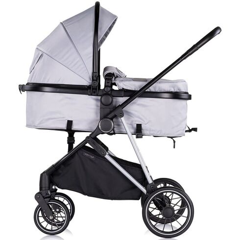Carucior Chipolino Aura 2 in 1 cloud, Culoare: Gri deschis, Model: 2 in 1,poza 6