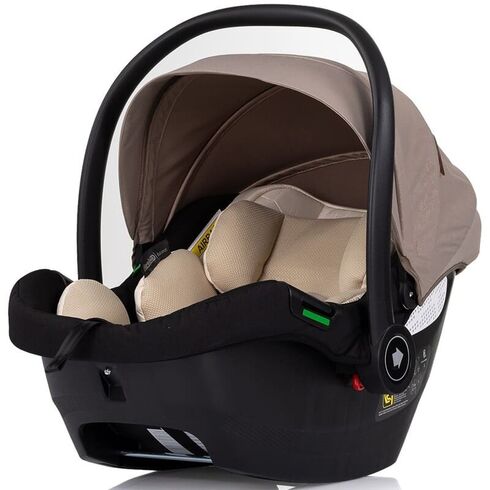 Carucior gemeni Chipolino Duo Smart 3 in 1 tiramisu, Culoare: Crem, Model: gemeni,poza 13