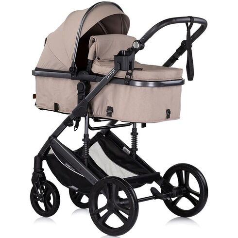 Carucior Chipolino Amore 3 in 1 tiramisu, Culoare: Crem, Model: 3 in 1,poza 2