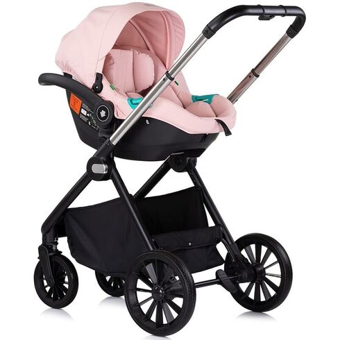 Carucior Chipolino Encanto 3 in 1 pink marshmallow, Culoare: Roz, Model: 3 in 1,poza 9