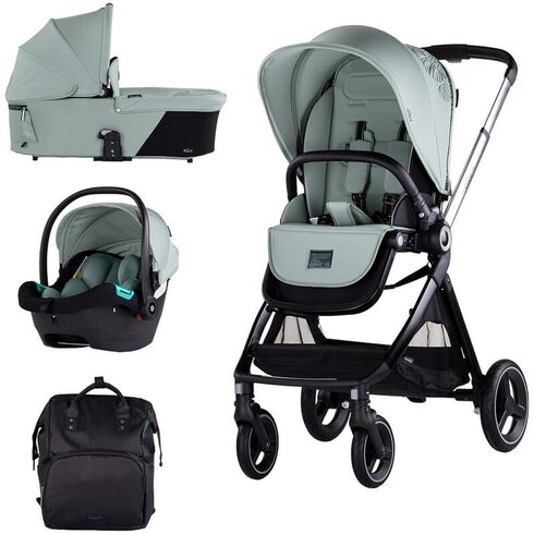 Carucior Chipolino Elite 3 in 1 basil, Culoare: Verde, Model: 3 in 1