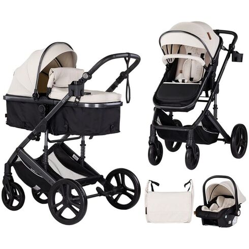 Carucior Chipolino Amore 3 in 1 biscotta, Culoare: Bej, Model: 3 in 1