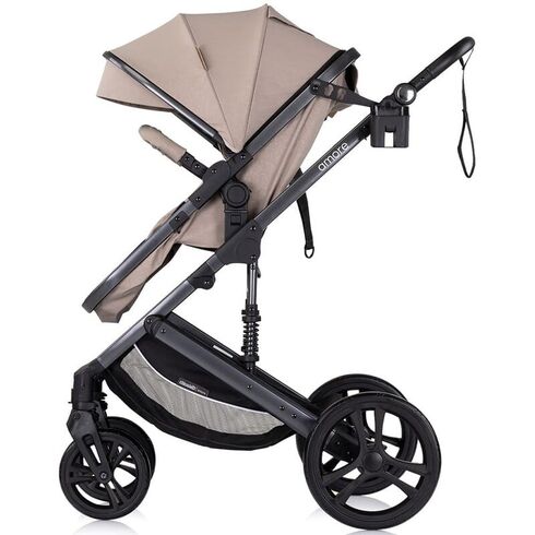 Carucior Chipolino Amore 3 in 1 tiramisu, Culoare: Crem, Model: 3 in 1,poza 5