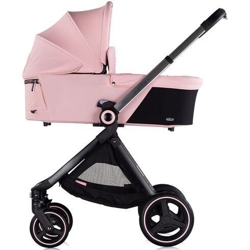 Carucior Chipolino Elite 3 in 1 pink marshmallow, Culoare: Roz, Model: 3 in 1,poza 4