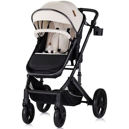 Carucior Chipolino Amore 2 in 1 biscotta, Culoare: Bej, Model: 2 in 1,poza 2