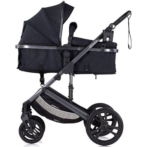 Carucior Chipolino Amore 2 in 1 blackberry, Culoare: Negru, Model: 2 in 1,poza 6
