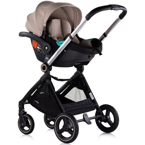 Carucior Chipolino Elite 3 in 1 tiramisu, Culoare: Crem, Model: 3 in 1,poza 9