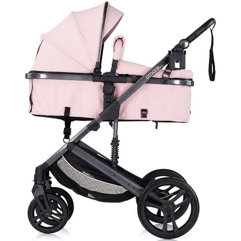 Carucior Chipolino Amore 3 in 1 pink marshmallow, Culoare: Roz, Model: 3 in 1,poza 8