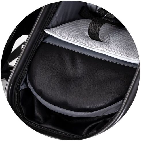 Carucior gemeni Chipolino Duo Smart 2 in 1 cloud, Culoare: Gri/Negru, Model: gemeni,poza 12
