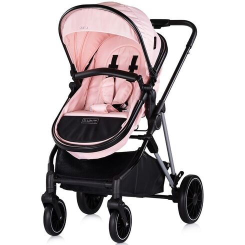 Carucior Chipolino Aura 3 in 1 pink marshmallow, Culoare: Roz, Model: 3 in 1,poza 3