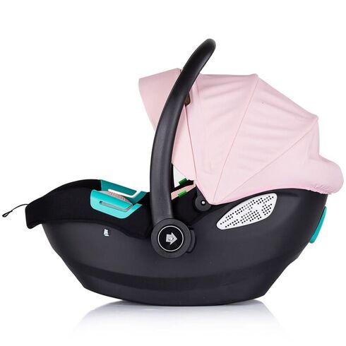 Carucior gemeni Chipolino Duo Smart 3 in 1 pink marshmallow, Culoare: Roz, Model: gemeni,poza 14